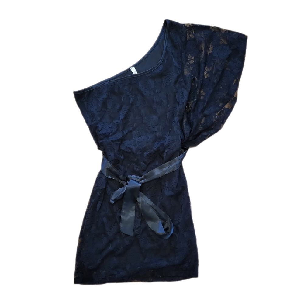 Rio Black Lace Bodycon Mini Dress Size Small